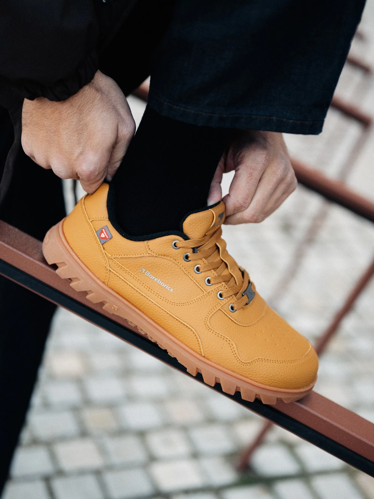 Босоногие кроссовки Barebarics Zing Frost - светлая карамель, фото 10