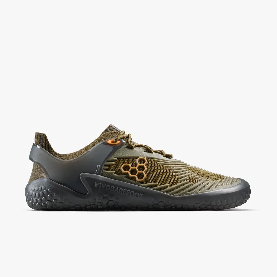 Кроссовки Vivobarefoot Motus Strength II — мужская модель, тёмно-оливковый