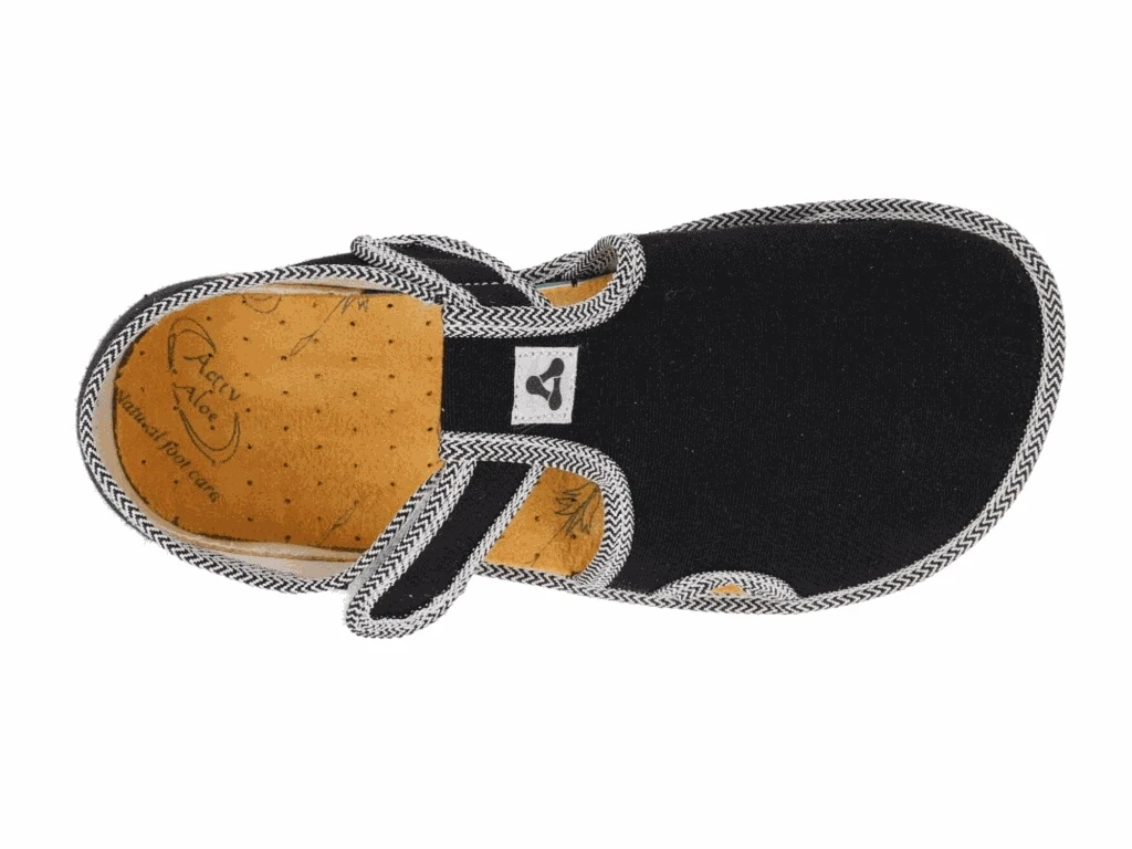 Тапочки Antal Rascal с поддержкой свода — чёрный (детские), фото 12